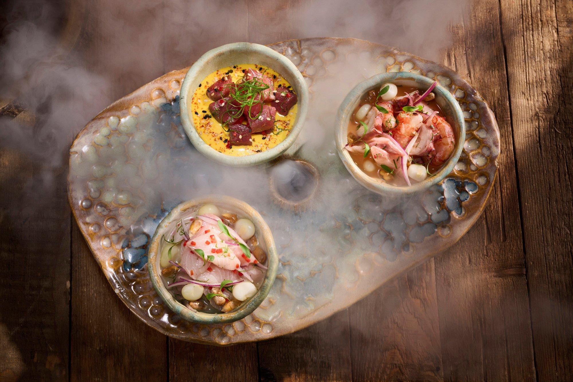 La Mar Cebiche Dishes